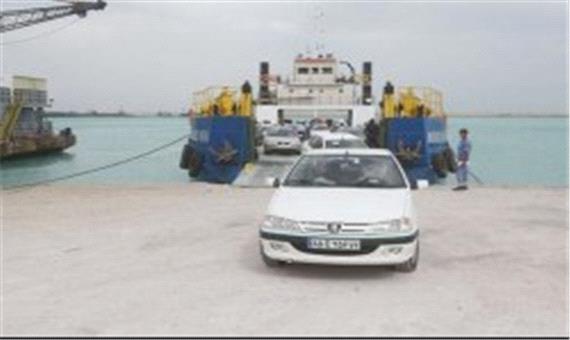 ورود بیش از 650 دستگاه خودروی مسافری از مسیر دریایی به کیش در تعطیلات عید فطر