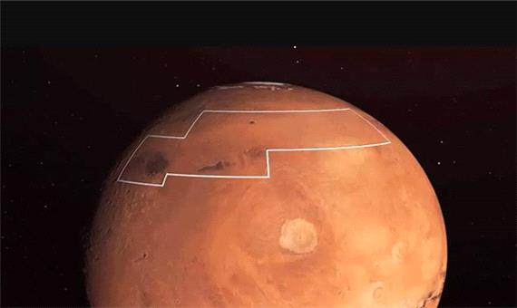 کشف یخ در عمق 2.5 سانتی متری سطح مریخ