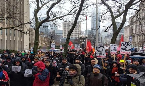 تجمع کانادایی‌ها در اعتراض به تحریم‌های آمریکا علیه ایران