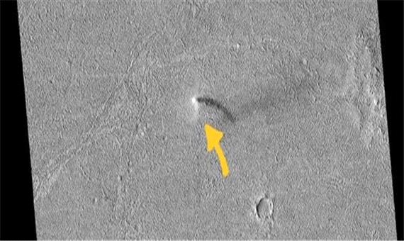 ثبت عکس از گردباد شیطان در مریخ