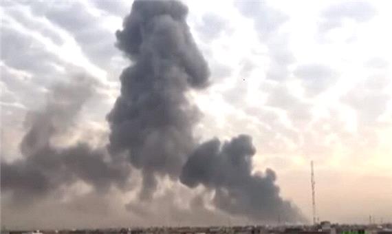 انفجار مهیب در بندر «نشطون» استان المهره یمن