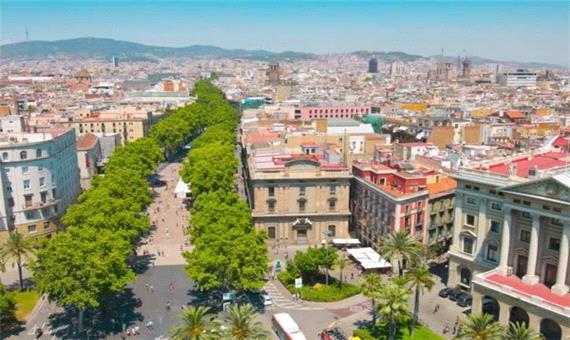 «قرنطینه» خیابان‌های بارسلونا را خالی کرد