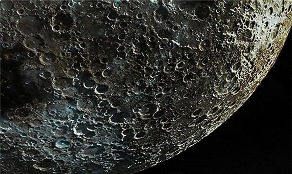 تصویر عجیبی از صدها دهانه بر روی ماه که به خوبی قابل مشاهده است