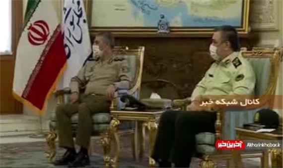 روایت تصویری از دیدار فرماندهان ارشد نظامی با لاریجانی