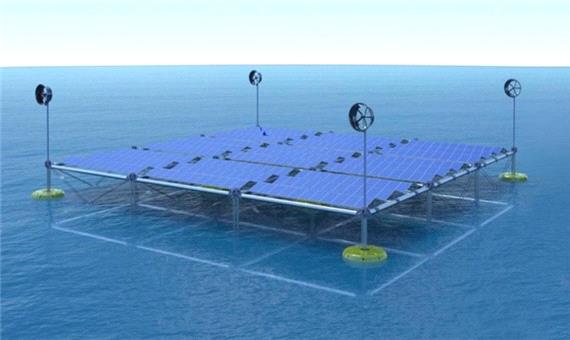 اولین پلتفرم شناور اقیانوسی انرژی باد، خورشید و امواج را ذخیره می‌کند