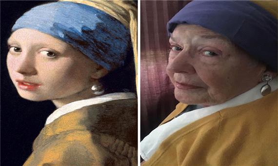 بازسازی  تابلوهای کلاسیک توسط مادر 83 ساله!