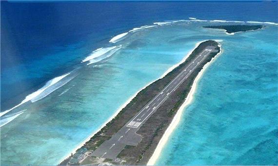 زیباترین فرودگاه جهان در وسط دریا