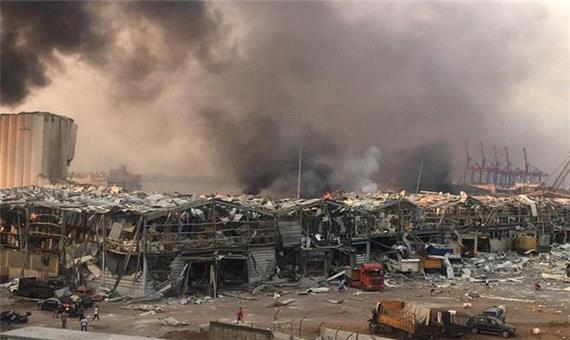تصاویر اولیه از اماکن نزدیک به محل انفجار بیروت