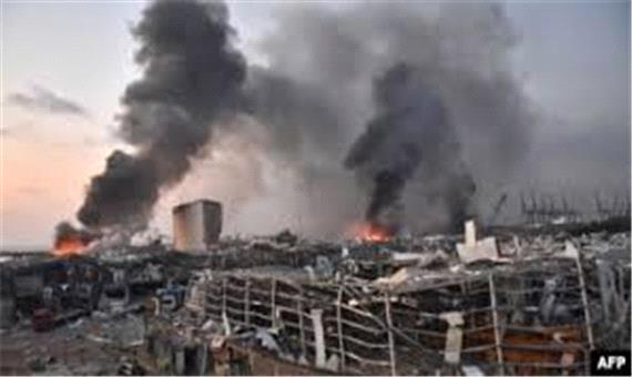 آتش در محل انفجار مهیب بیروت دوباره شعله ور شد