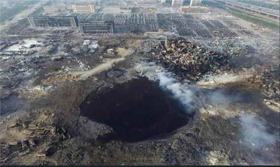 تصویر هوایی از محل انفجار دیروز در بیروت