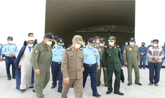 بازدید رئیس دفتر فرمانده کل قوا از پایگاه هوایی چابهار