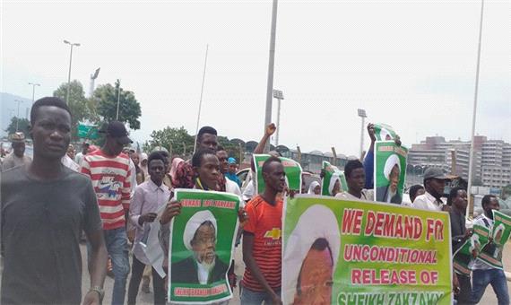 تظاهرات مجدد هواداران «شیخ الزکزاکی» در خیابان‌های پایتخت نیجریه