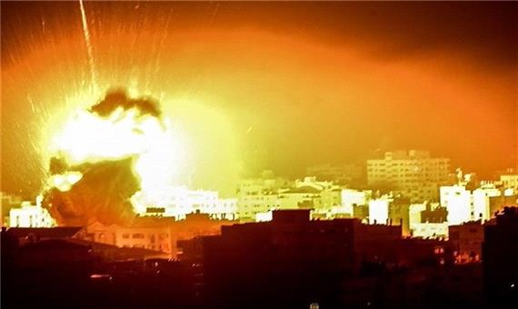 غزه بار دیگر بمباران شد