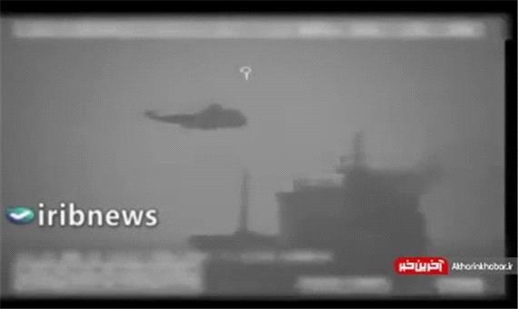 فیلم ادعایی سنتکام درباره توقیف یک کشتی از سوی ایران
