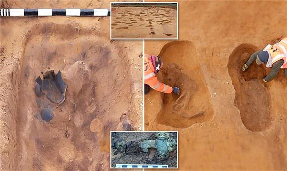 گوناگون/ کشف 200 اسکلت 1500 ساله از ژرمن ها