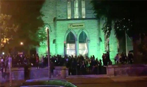 معترضان آمریکایی از خشونت پلیس به کلیسا پناه می‌برند