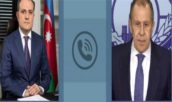 وزیر خارجه روسیه با همتای آذربایجانی خود گفت‌وگو کرد