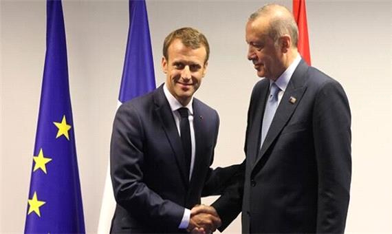 مکرون خواهان بهبود روابط فرانسه با ترکیه شد