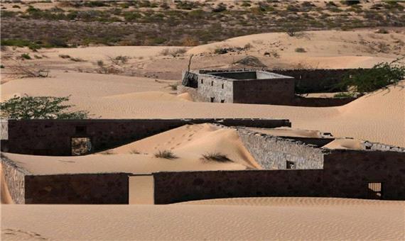 کشف روستای سنگی پس از طوفان ماسه‌ای در عمان