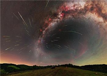 عکس روز ناسا از بارش شهابی برساوشی