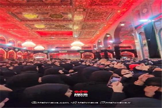 نوای لبیک یا زینب(س) زائران در حرم مطهر امام حسین(ع)