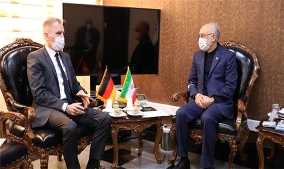 سفیر آلمان در تهران با رییس سازمان انرژی اتمی دیدار کرد
