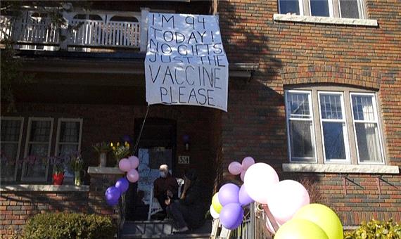 واکسن کرونا، خواسته زن کانادایی برای تولد 94 سالگی