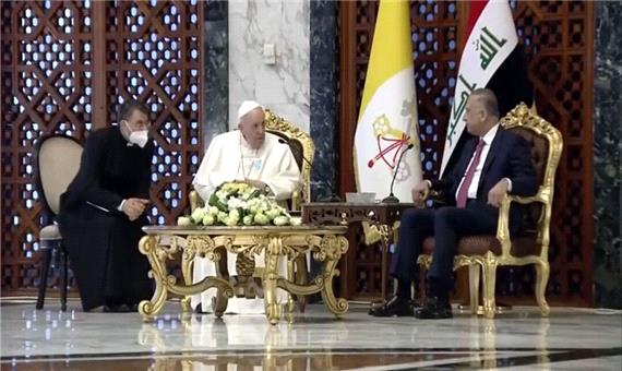 پاپ: به عنوان زائر و حامل پیام صلح وارد عراق شدم