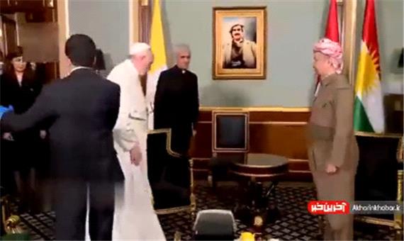 پاپ فرانسیس با مسعود بارزانی دیدار کرد