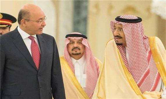 گفت‌وگوی شاه سعودی و رئیس‌جمهور عراق درباره امنیت منطقه