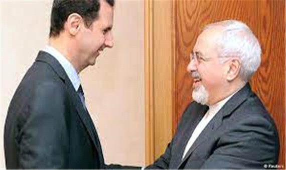 دیدار ظریف با بشار اسد در دمشق