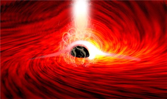 اخترشناسان برای اولین‌بار نور پشت یک سیاهچاله را رصد کردند