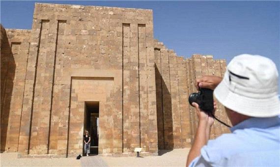 افتتاح مقبره پادشاه جوسر در سقاره مصر