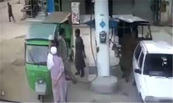 انفجار در پمپ گاز پاکستان