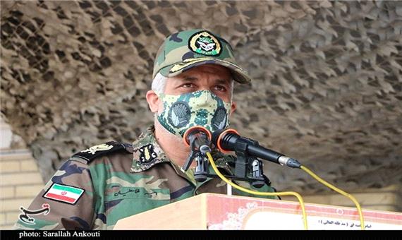 فرمانده قرارگاه منطقه‌ای جنوب ‌شرق ارتش: کوچک‌ترین تهدید ایران را در کمترین زمان سرکوب می‌کنیم