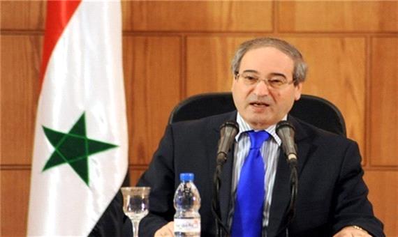 وزیر خارجه سوریه: اعراب باید رفتار خوب ایران را جبران کنند