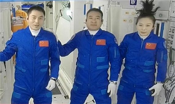 فضانوردان چینی اقامت خود در ایستگاه فضایی را با اتصال به وای‌فای آغاز کردند