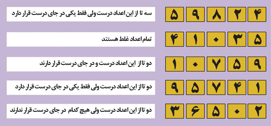 بازی ریاضی و اعداد