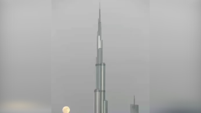 تایم لپس دیدینی از مرتفع ترین آسمان خراش جهان