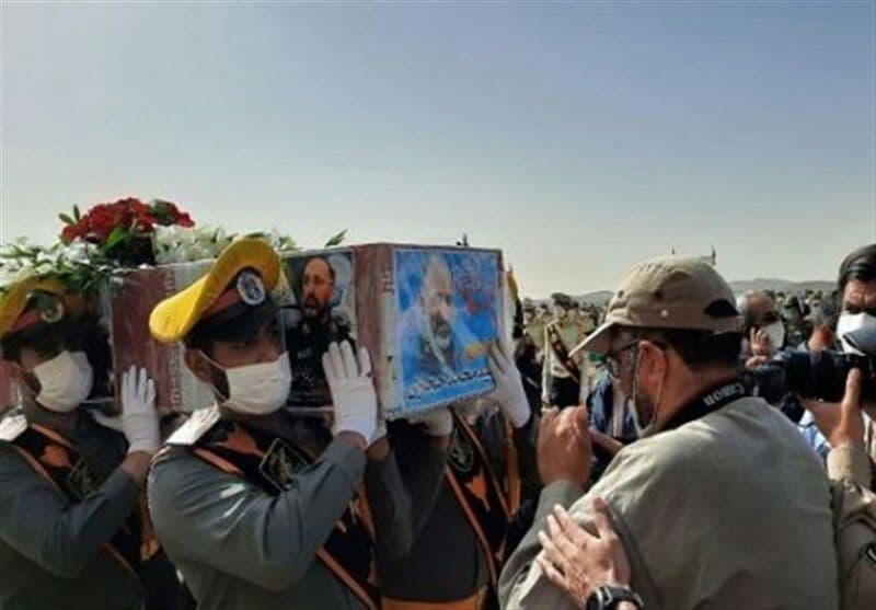 پیکر «سردار حجازی» در کنار همرزمانش آرام گرفت