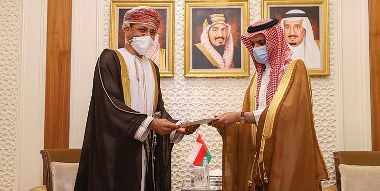 پیام مکتوب سلطان عمان به ملک‌سلمان