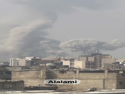 انفجار شدید در شرق غزه