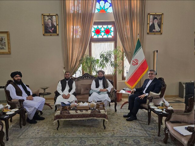 سرپرست سفارت افغانستان در تهران با مقام وزارت خارجه دیدار کرد