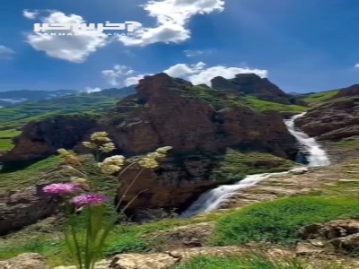 آبشار شباه چشمان جاده چالوس