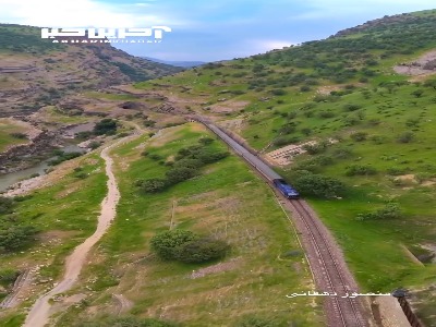 مسیر دیدنی ریل قطار لرستان