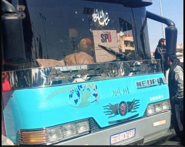 حمله مسلحانه به یک اتوبوس مسافربری در جاده دمشق-سویدا