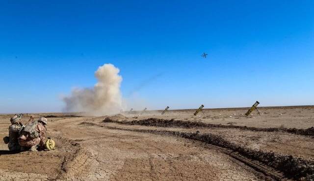 مانور پهپادی یگان سجیل با حضور فرمانده کل سپاه