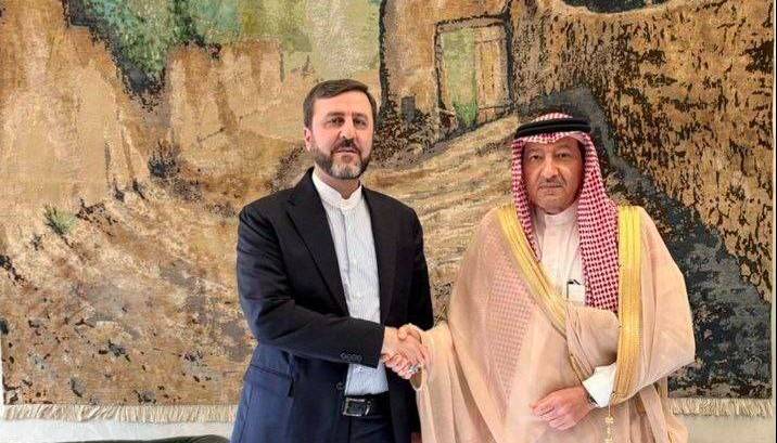 دیدار و رایزنی غریب‌آبادی با قائم‌مقام وزارت خارجه عربستان