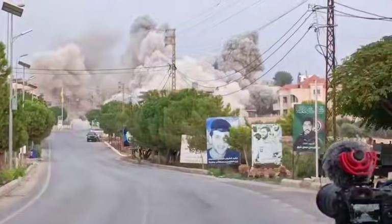 لحظاتی از تجاوز مجدد رژیم صهیونیستی به خاک لبنان