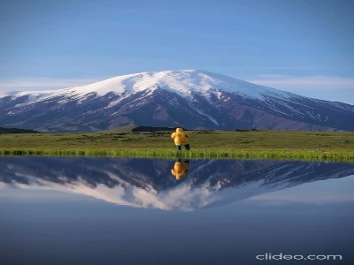 صحنه های منحصر به فرد در دامنه شرقی یک آتشفشان